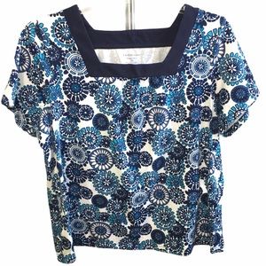 Croft & Barrow Square Neck T-Shirt